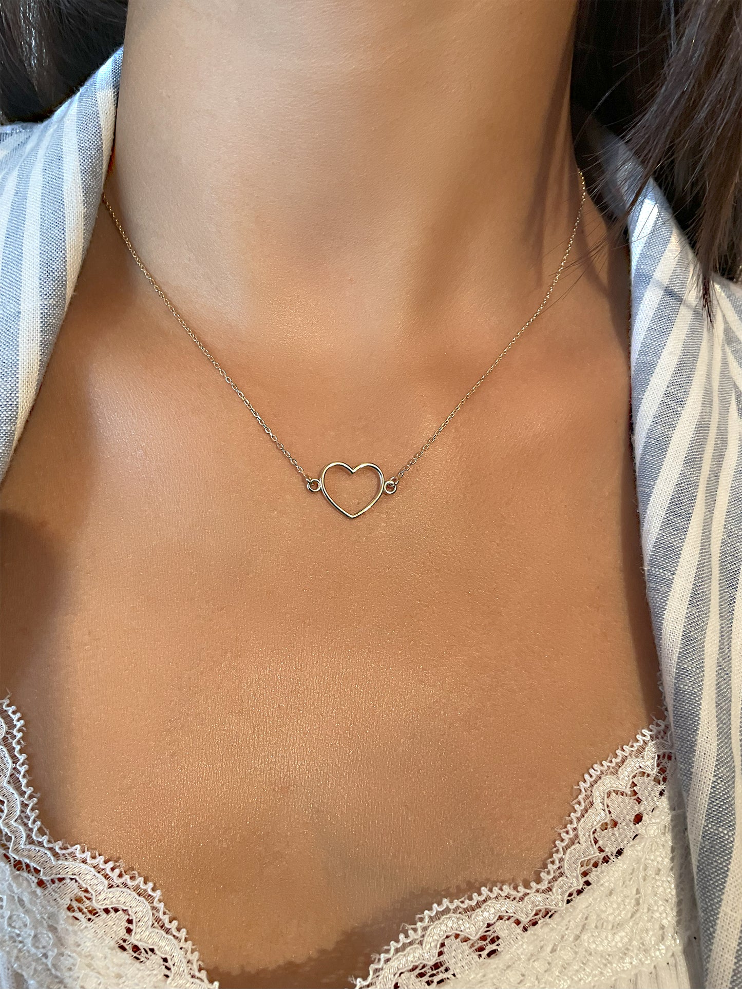 Collana con ciondolo cuore