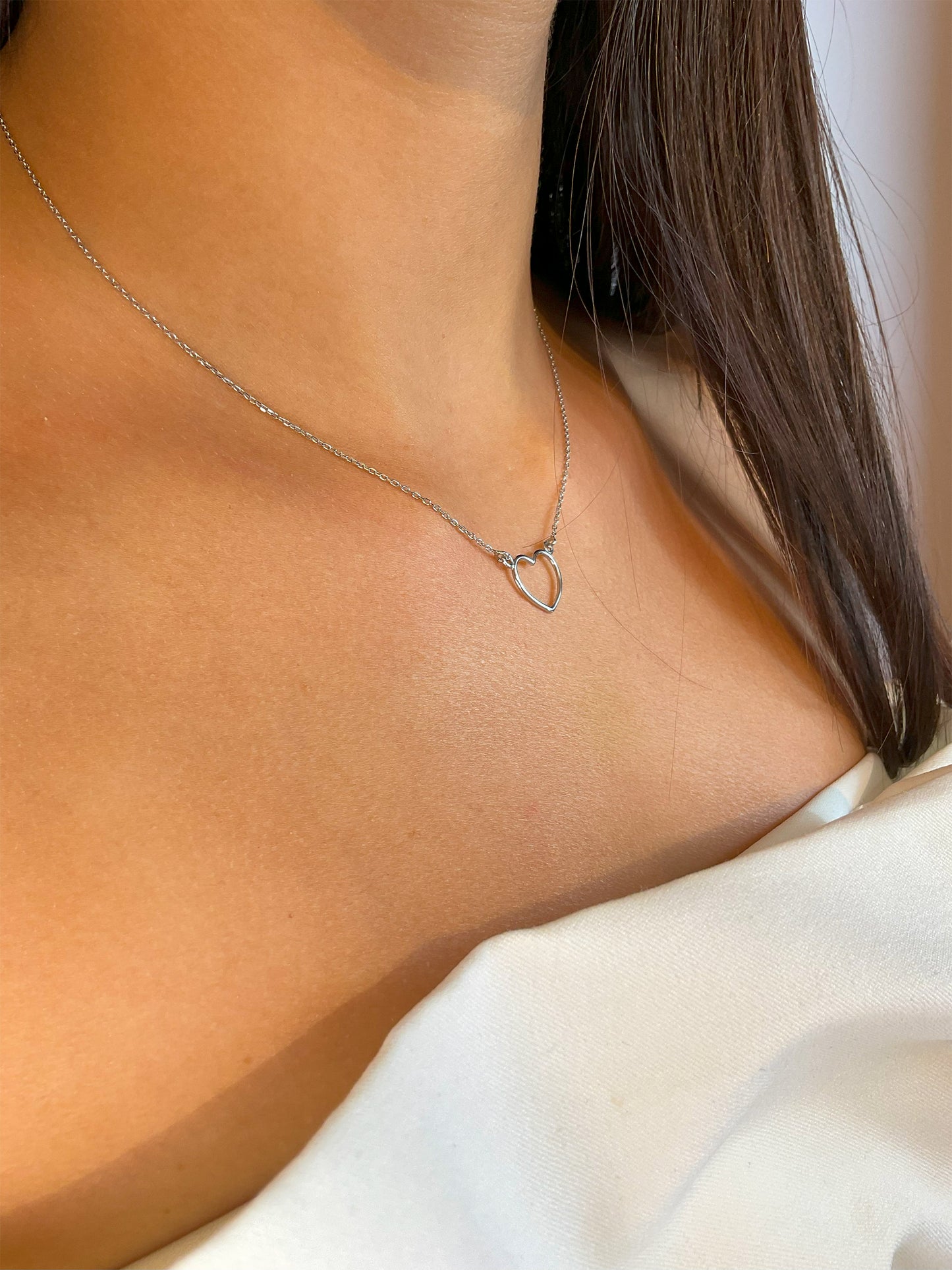 Collana con ciondolo cuore