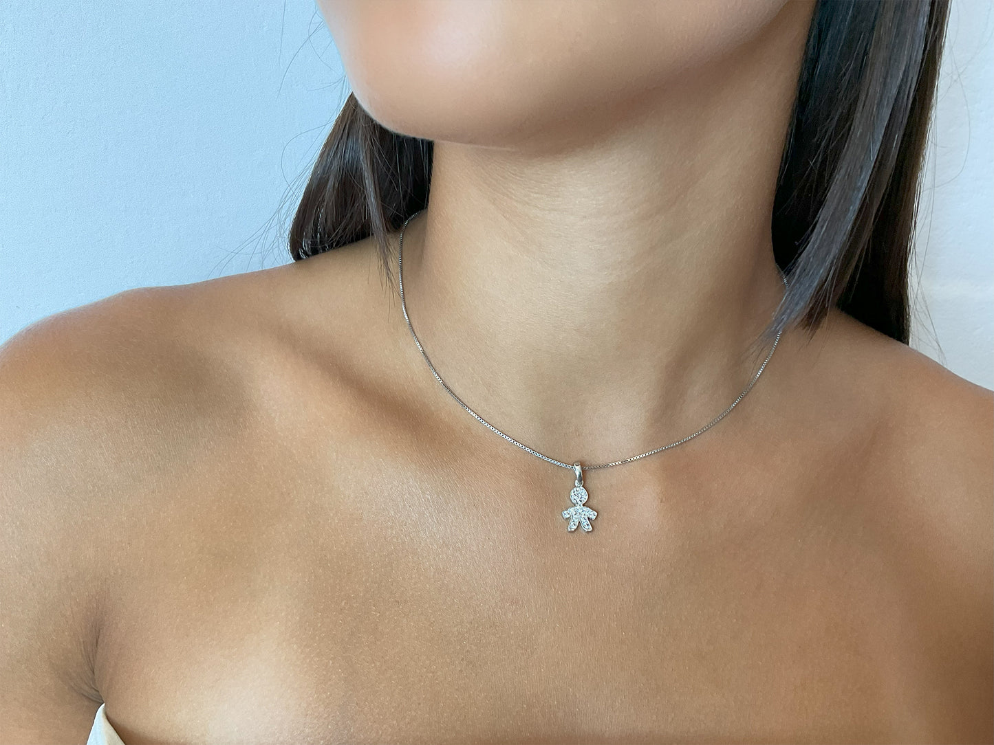 Collana con ciondolo "bebè" piccolo