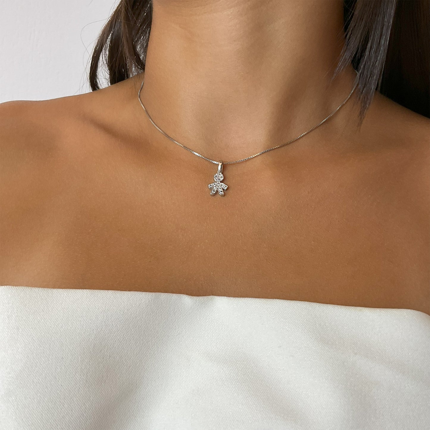 Collana con ciondolo "bebè" piccolo