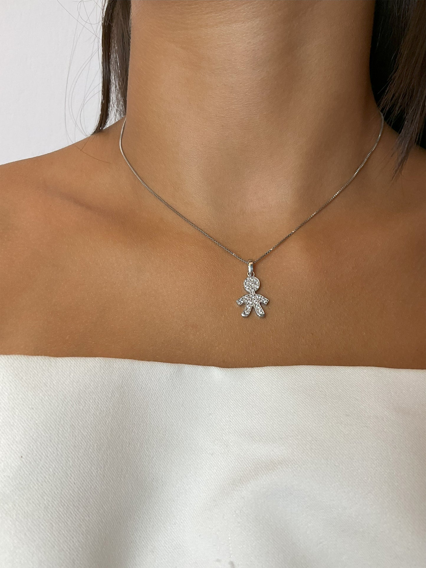 Collana con ciondolo "bebè" medio